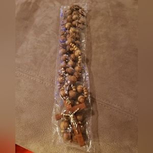 Super Jumbo Holy Mix Wooding Beads n Cross